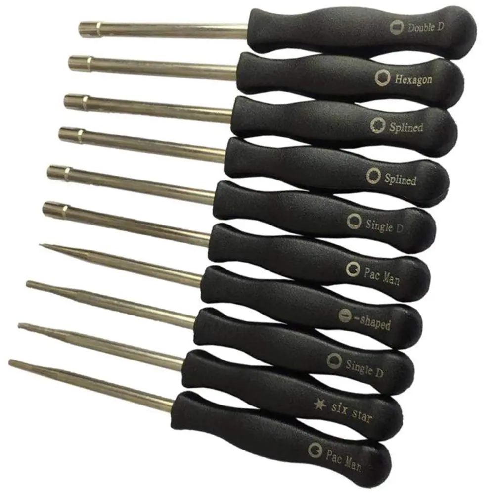 TOPEMAI Carburetor Adjustment Tool Kit for 2 Cycle Engines | 10-Piece Set with Stainless Steel Tools (0.28kg, 10 tools, universal fit) - view 6
