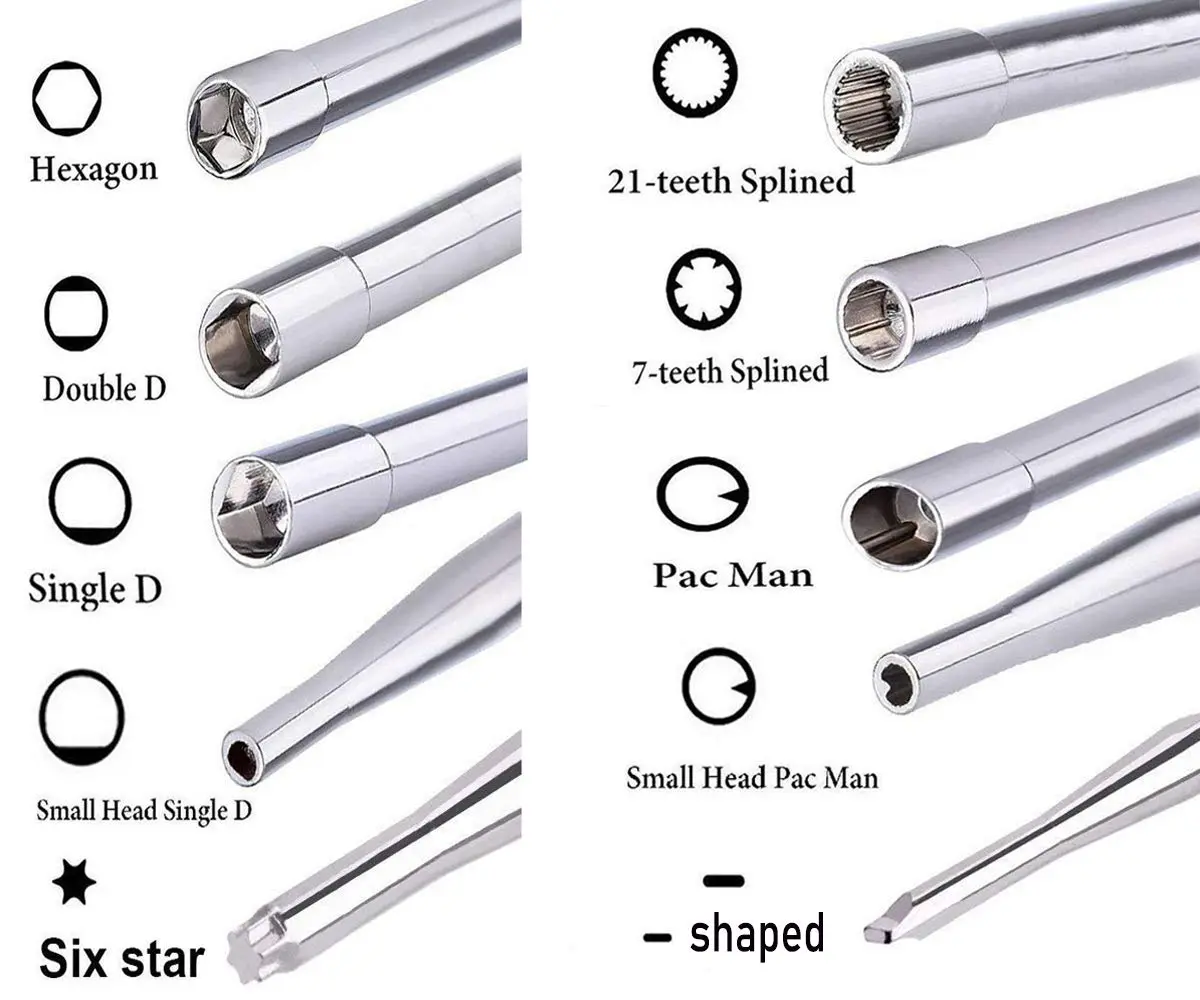 TOPEMAI Carburetor Adjustment Tool Kit for 2 Cycle Engines | 10-Piece Set with Stainless Steel Tools (0.28kg, 10 tools, universal fit) - view 2