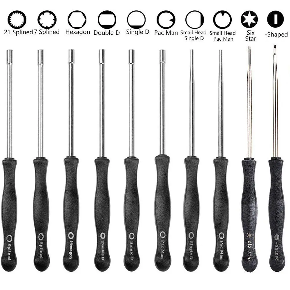 TOPEMAI Carburetor Adjustment Tool Kit for 2 Cycle Engines | 10-Piece Set with Stainless Steel Tools (0.28kg, 10 tools, universal fit) - view 3