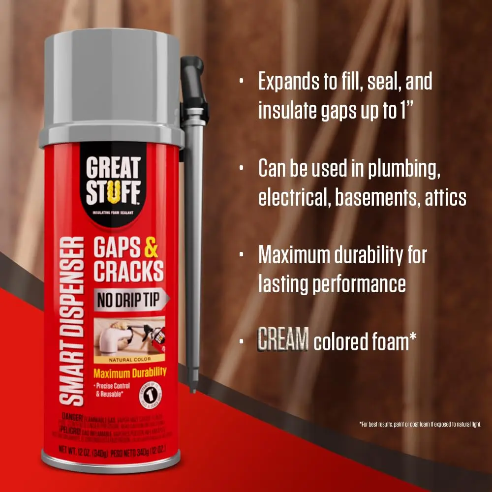 Great Stuff Sealant 12 Ounce | Foam Gap & Crack Filler with Precise Control - view 2