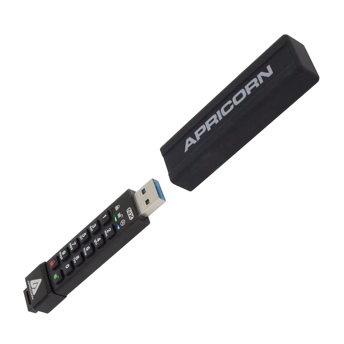 Apricorn Aegis Secure Key 3NX 16GB USB 3.1 Flash Drive | Software-Free Encrypted Key with Onboard Keypad - view 2