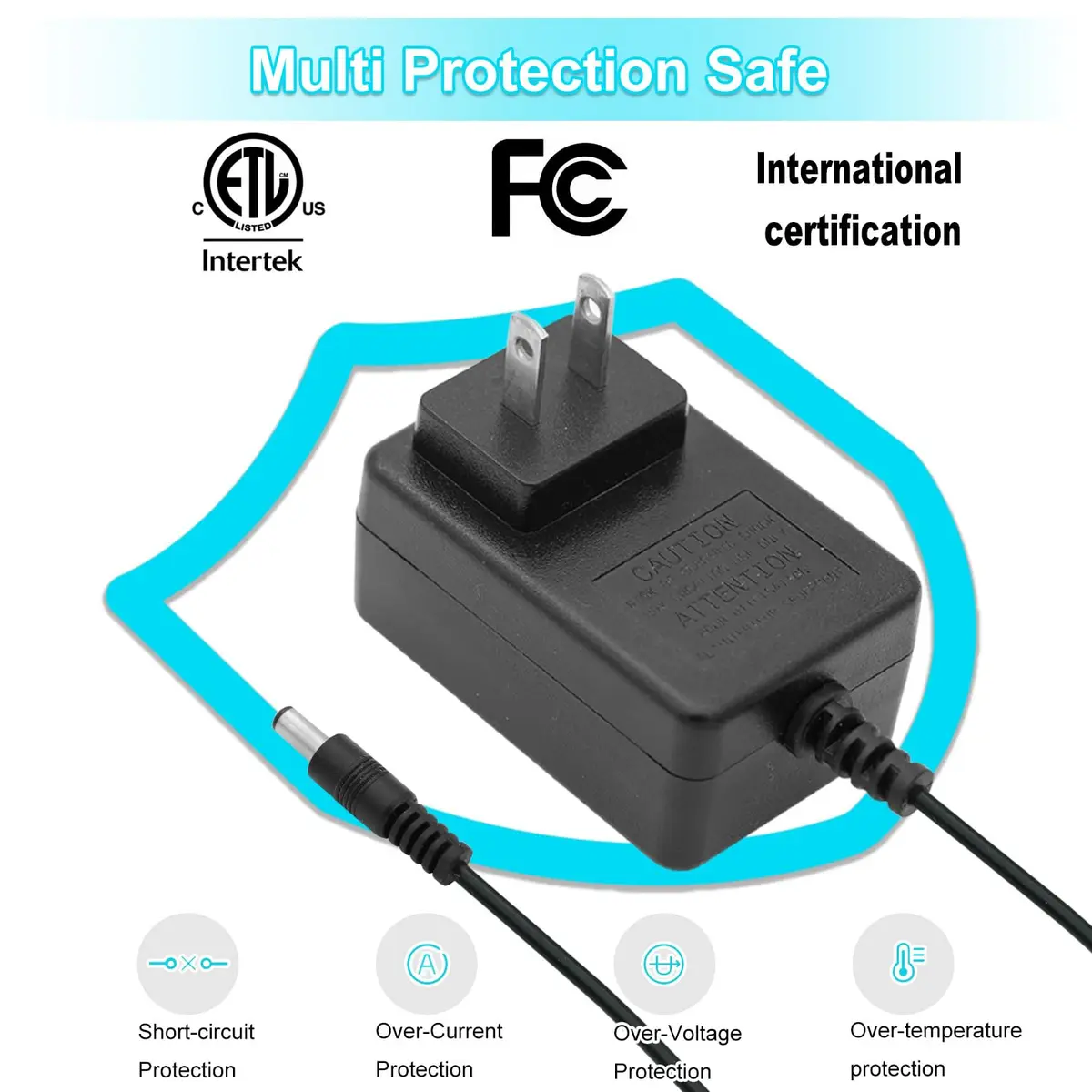 FLHFULIHUA 12 Volt Battery Charger for Kids Ride on Toys | Universal Charger for Best Choice, Kid Trax, Dynacraft, ETL Listed - view 3