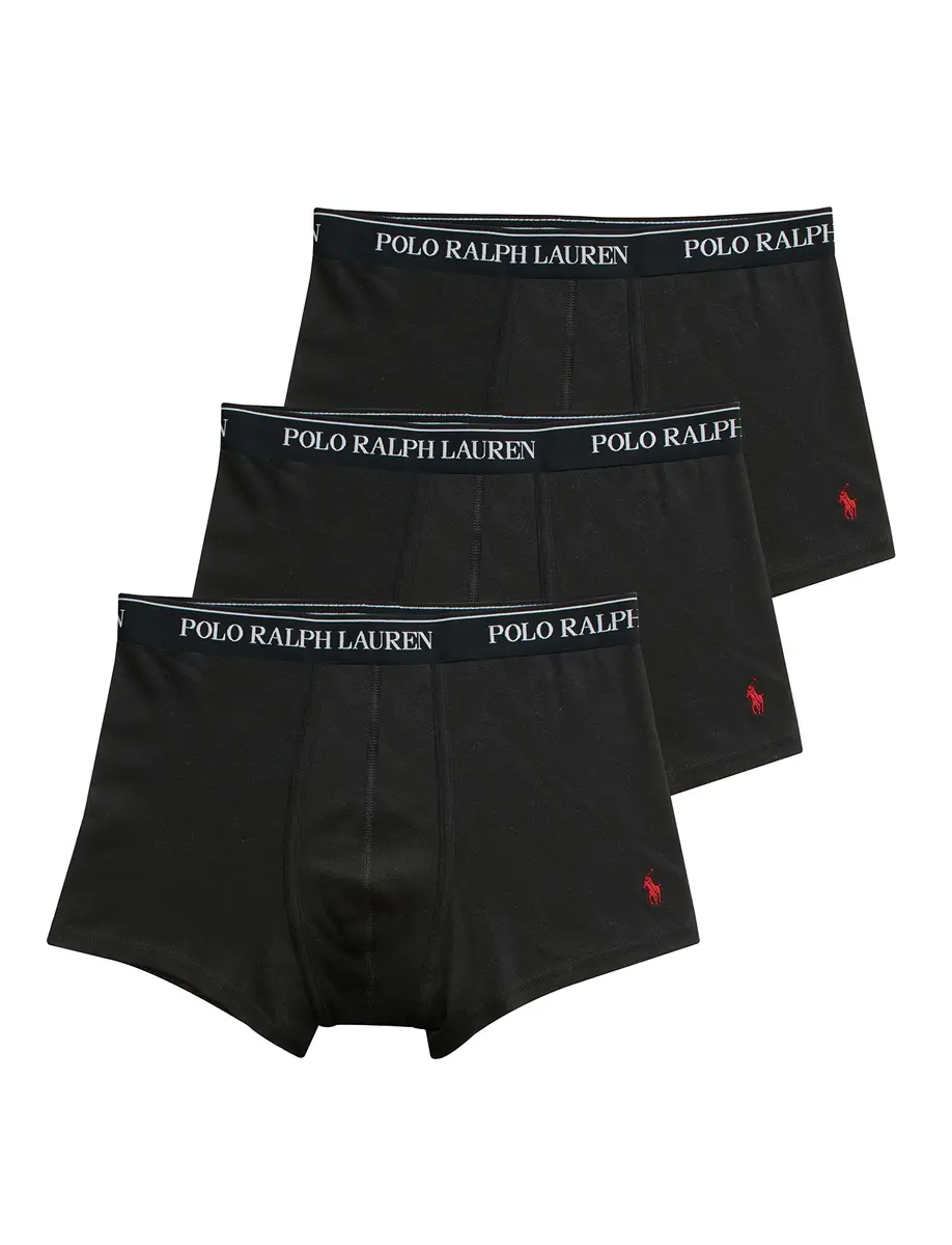 POLO RALPH LAUREN Classic Fit Cotton Boxer Briefs 3 Pack | Breathable, Supportive & Iconic Style - main product image