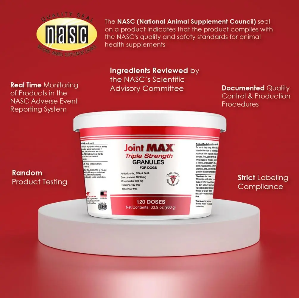 Joint Max TS Granules for Dogs 120 Doses | Supports Joint & Cartilage Health - view 7