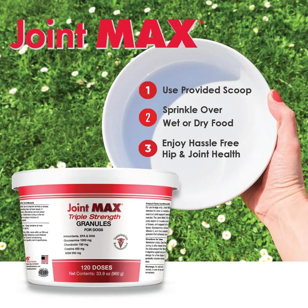 Joint Max TS Granules for Dogs 120 Doses | Supports Joint & Cartilage Health - view 8