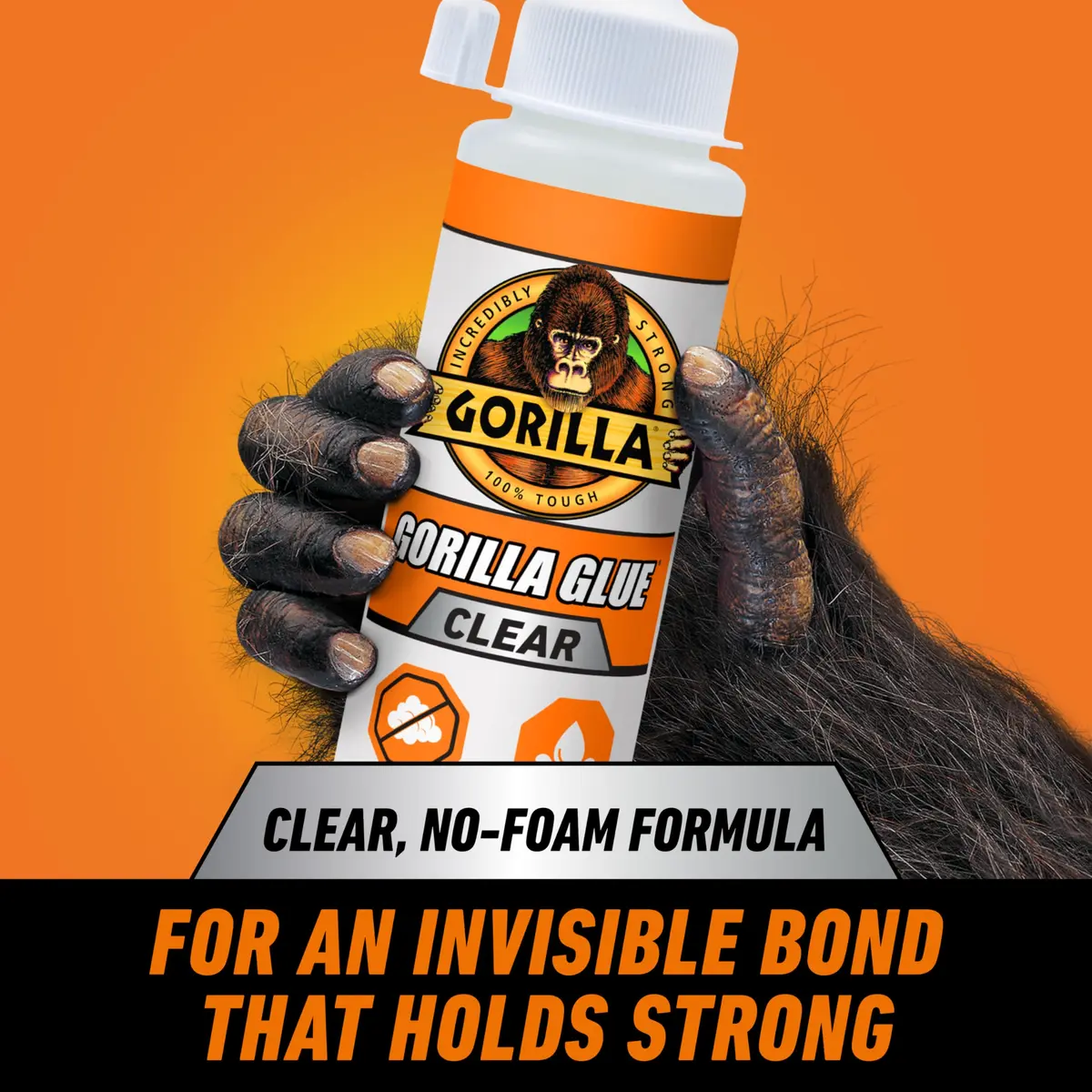 Gorilla Crystal Clear Glue, All Purpose, 5.75 oz Bottle | Strong, Discreet Bonding Solution - view 2