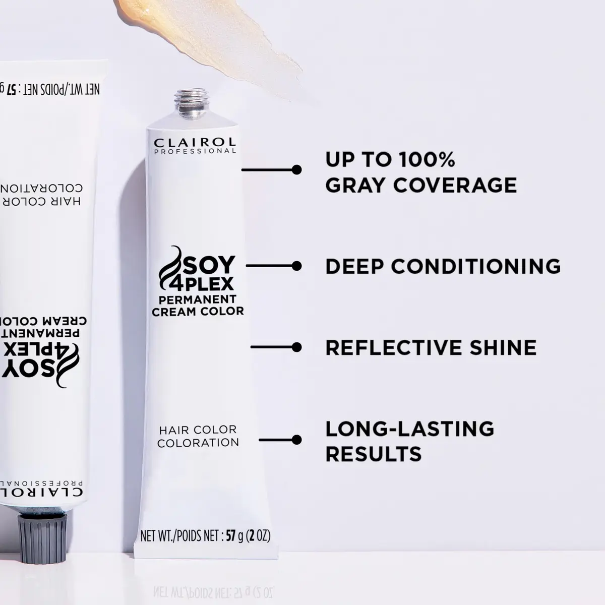 Clairol Professional Permanent Cream Hair Color 3rn Med Red Neutral Brown | 2 Oz | 100% Gray Coverage with Soy Complex - view 8