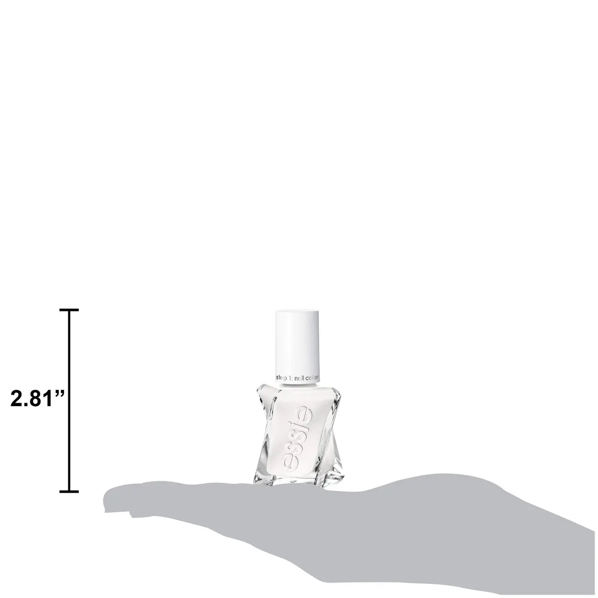 Essie Gel Couture Long-Lasting Nail Polish - First Fitting, Vegan, Ivory White, 0.46 Fl Oz - view 3