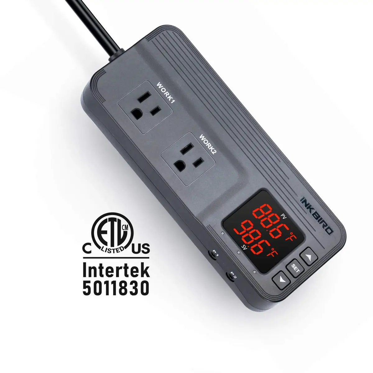 Inkbird Temperature and Humidity Controller ITC-608T | Dual Stage Thermostat for Grow Tents & Greenhouses - view 4