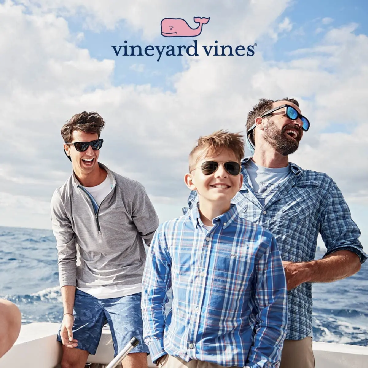vineyard vines Boys' Long Sleeve Vintage Whale Pocket T-Shirt, Blue Blazer, Large | Classic Vintage Style for Boys - view 2