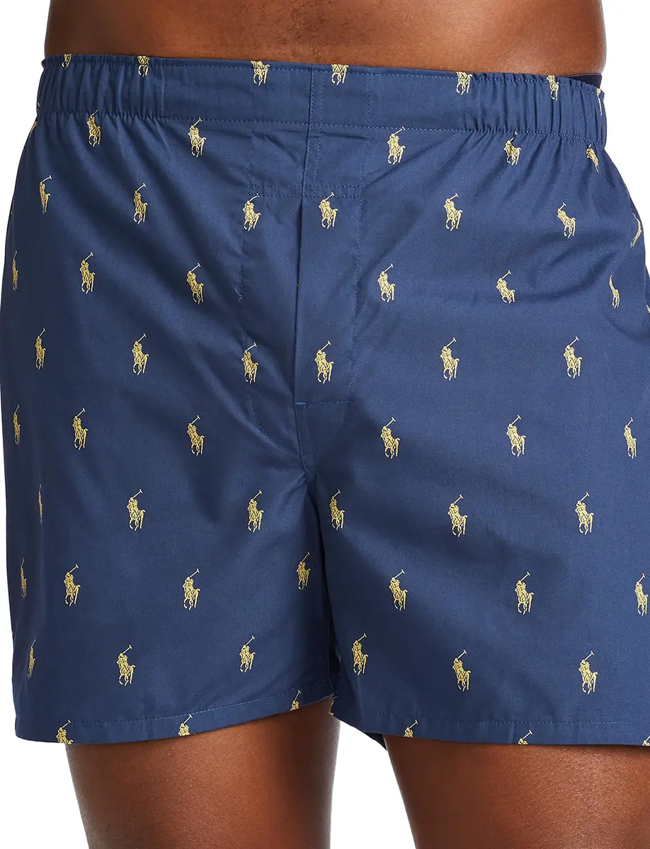 POLO RALPH LAUREN Classic Fit Cotton Boxers 3-Pack | Iconic Style & Comfort, Medium - view 6