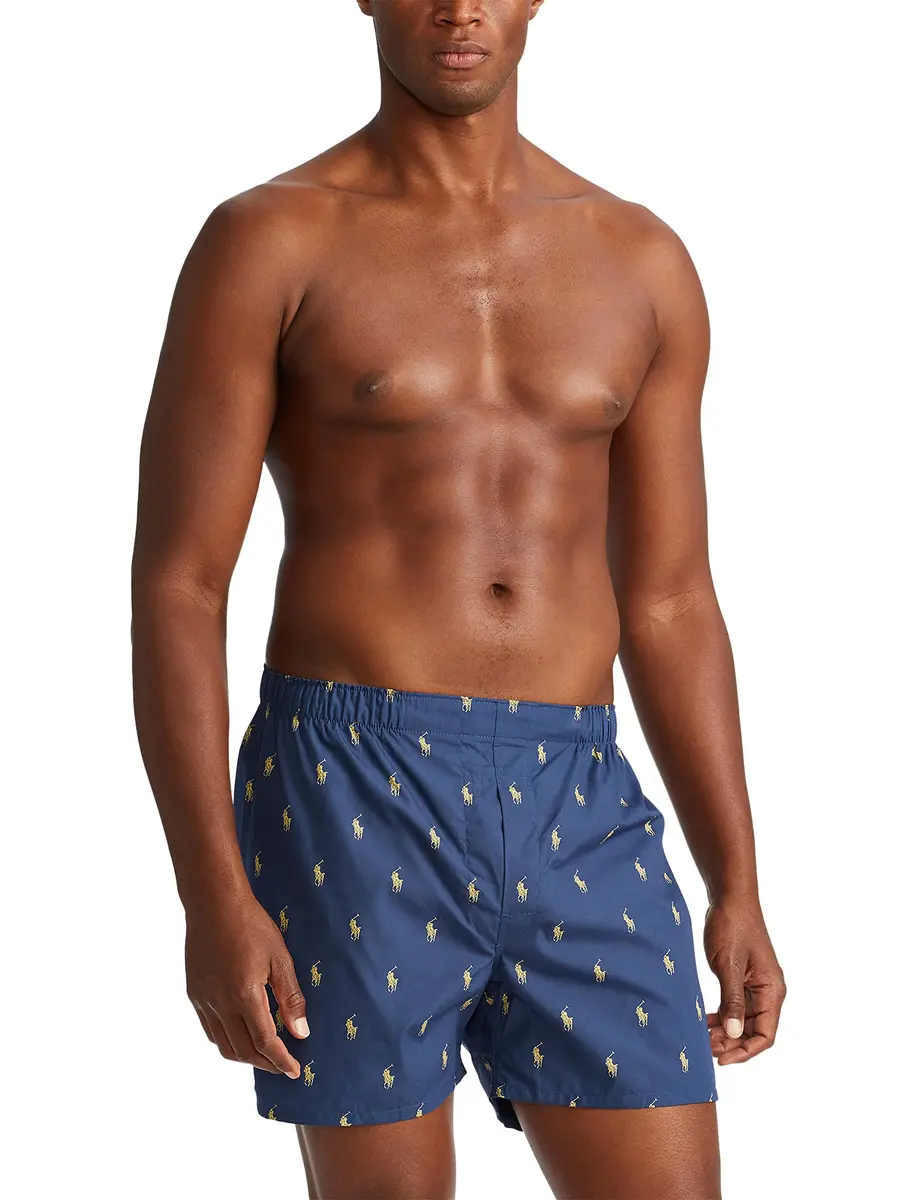 POLO RALPH LAUREN Classic Fit Cotton Boxers 3-Pack | Iconic Style & Comfort, Medium - view 2