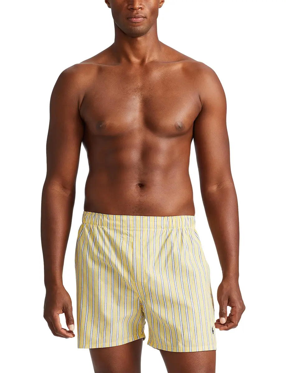 POLO RALPH LAUREN Classic Fit Cotton Boxers 3-Pack | Iconic Style & Comfort, Medium - view 3