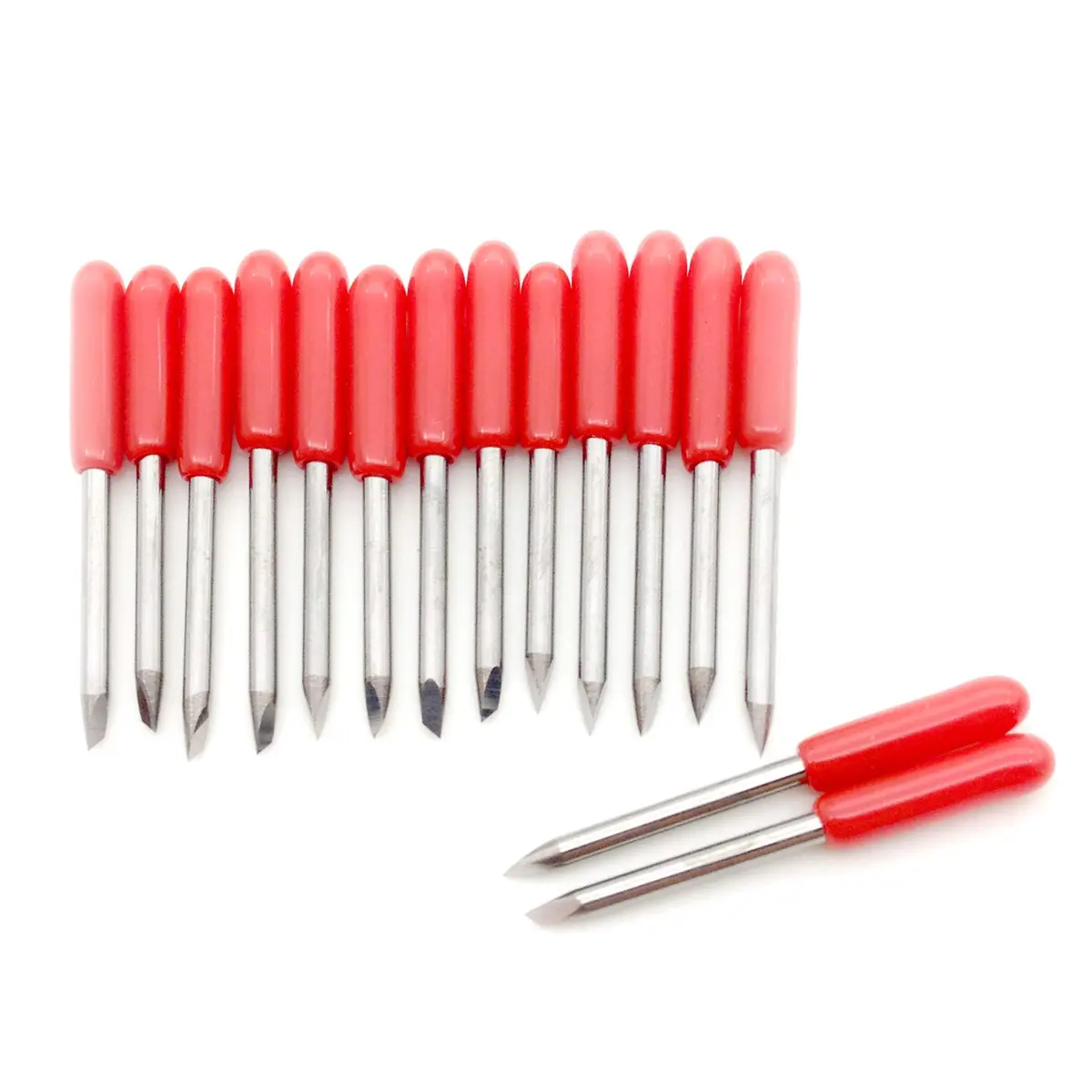 wolovo 45 Degree Cutting Plotter Blades 20mm (0.79in) Length, 1.5mm Diameter, 15-Pack | Precision Tungsten Carbide for Vinyl Cutting - view 2