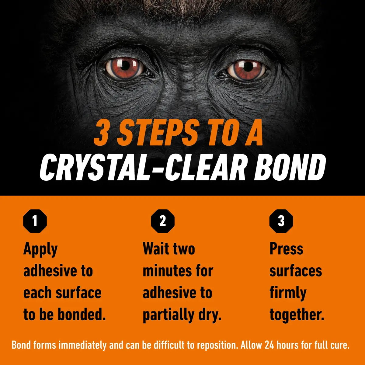 Gorilla Clear Grip Adhesive for Diamond Art & Jewelry 0.8 oz (0.2 fl oz Each) | Instant Clear Bond for Crafts & Repairs - view 6
