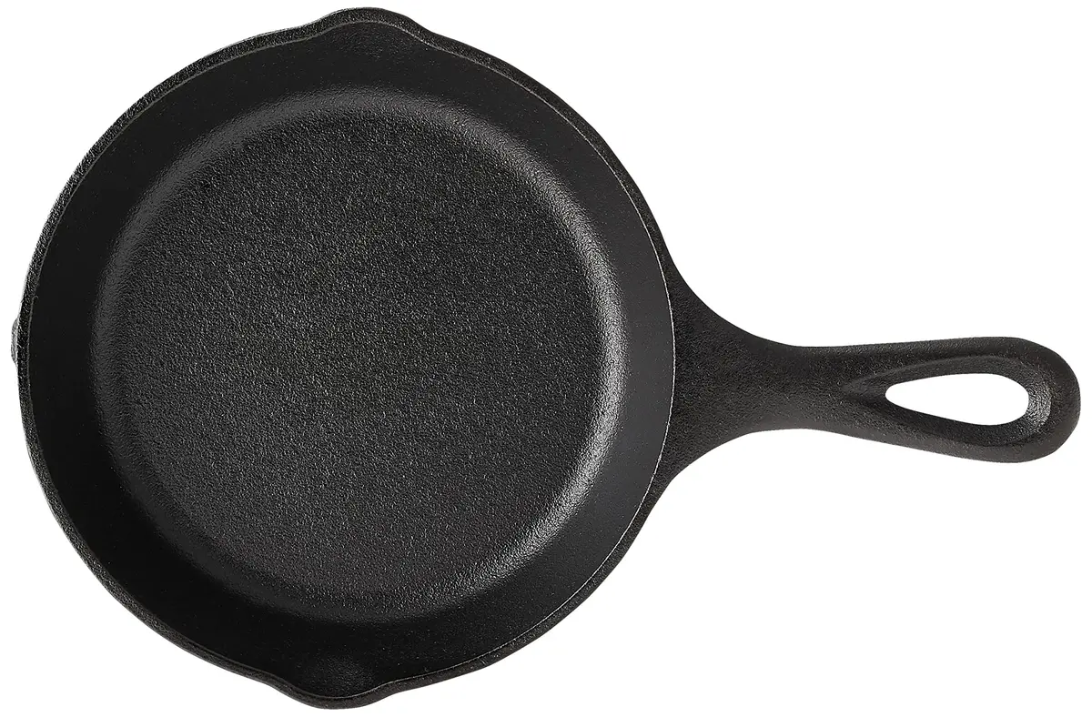 Lodge Wildlife Series Cast Iron Skillet, Wolf Design, 16.5 cm (6.5 Inches) | Seasoned for Indian Kitchens - view 3