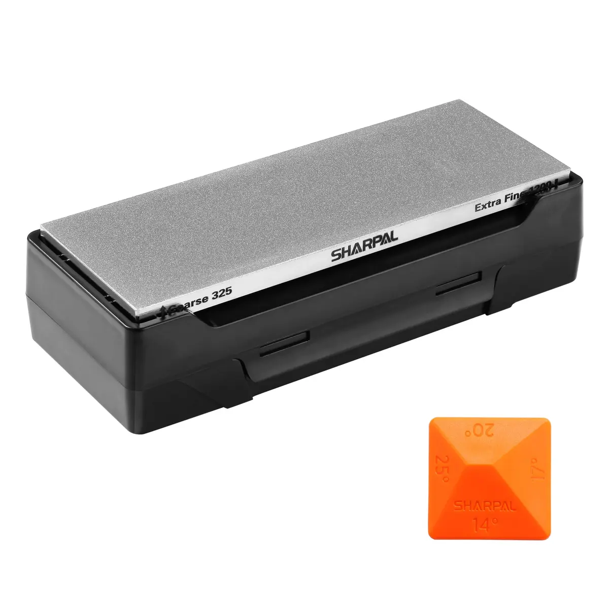 SHARPAL 162N Diamond Sharpening Stone 20.3 cm x 7.6 cm (8 in. x 3 in.) | Dual Grit Coarse 325 & Fine 1200 - main product image