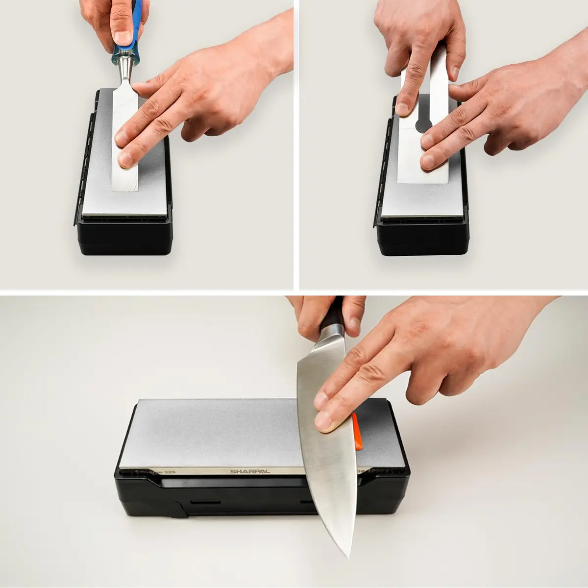 SHARPAL 162N Diamond Sharpening Stone 20.3 cm x 7.6 cm (8 in. x 3 in.) | Dual Grit Coarse 325 & Fine 1200 - view 6