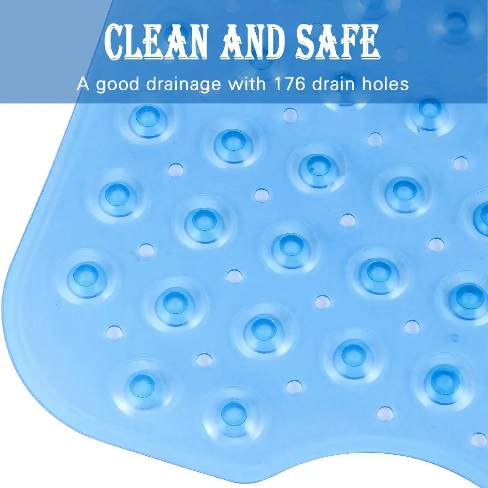 YINENN Bath and Shower Safety Mat 40x16 inch | Non Slip with Suction Cups for Bathroom & Tub - view 5