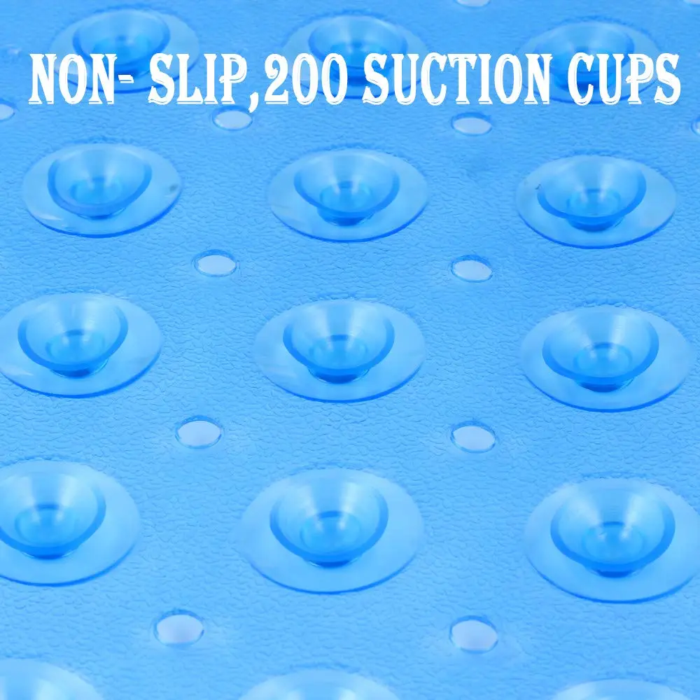YINENN Bath and Shower Safety Mat 40x16 inch | Non Slip with Suction Cups for Bathroom & Tub - view 4