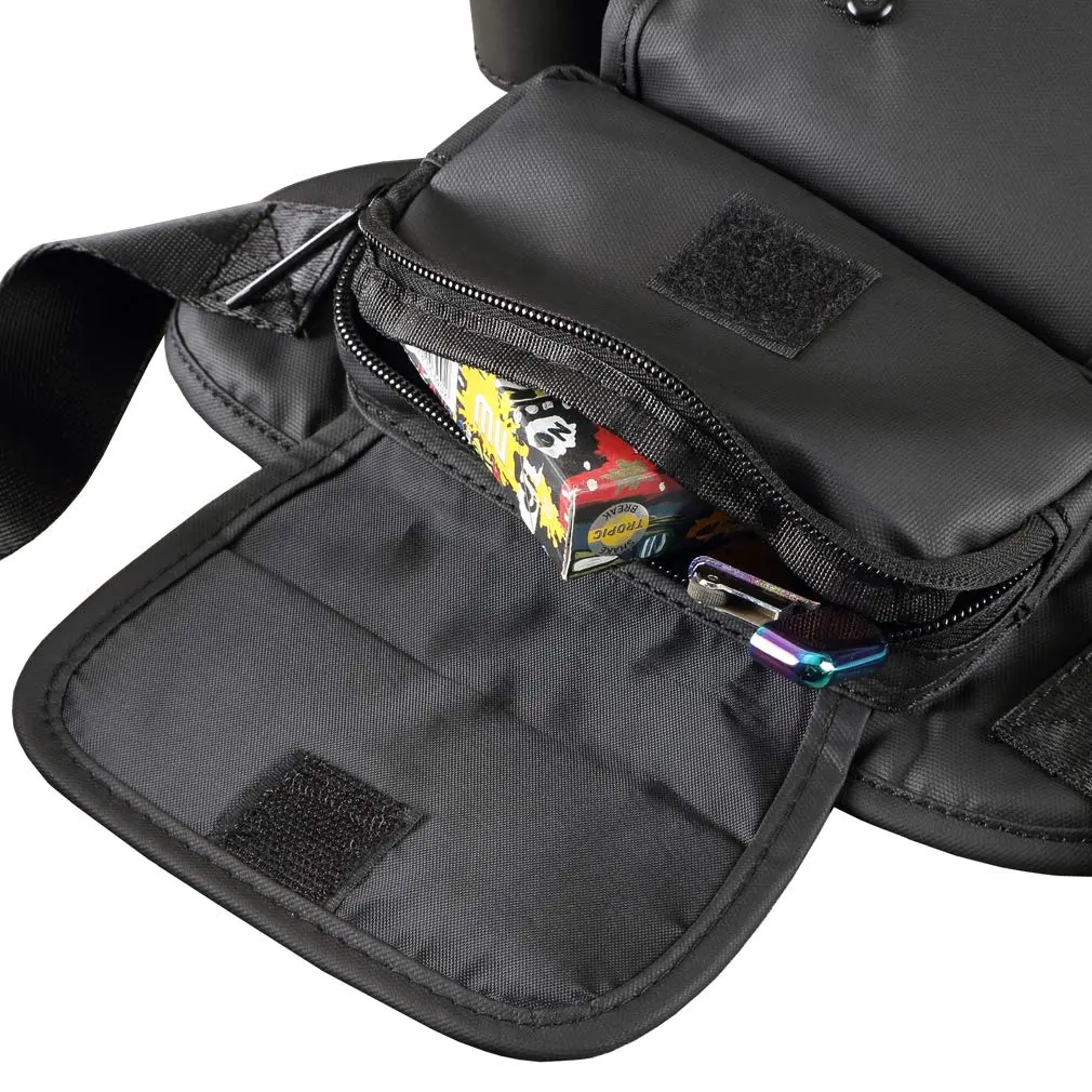 Hebetag Motorcycle Drop Leg Bag Outdoor Waist Pack for Men Women Thigh Waist Fanny Pack Travel Sports Bike Riding Cycling Fishing Camping Hiking Pouch Daypack | Water-Resistant Oxford, Adjustable Straps - view 6
