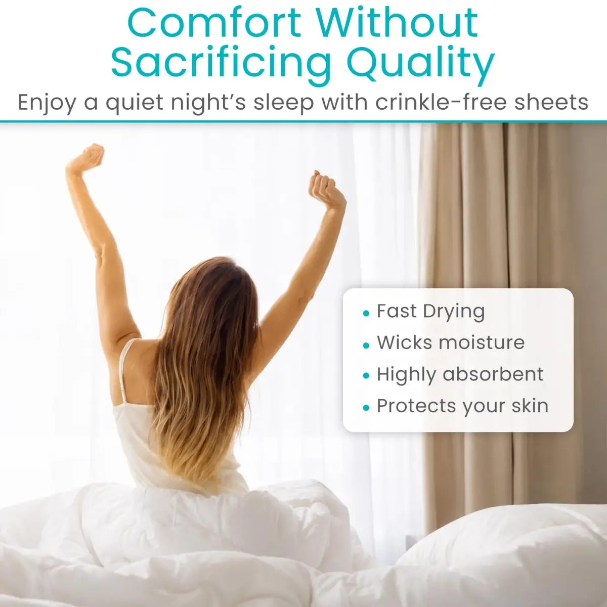 SURES Washable Waterproof Bed Pad Mattress Protector 86cm x 132cm (34" x 52") 4 Pack | Effective Leakproof Barrier for Incontinence - view 6