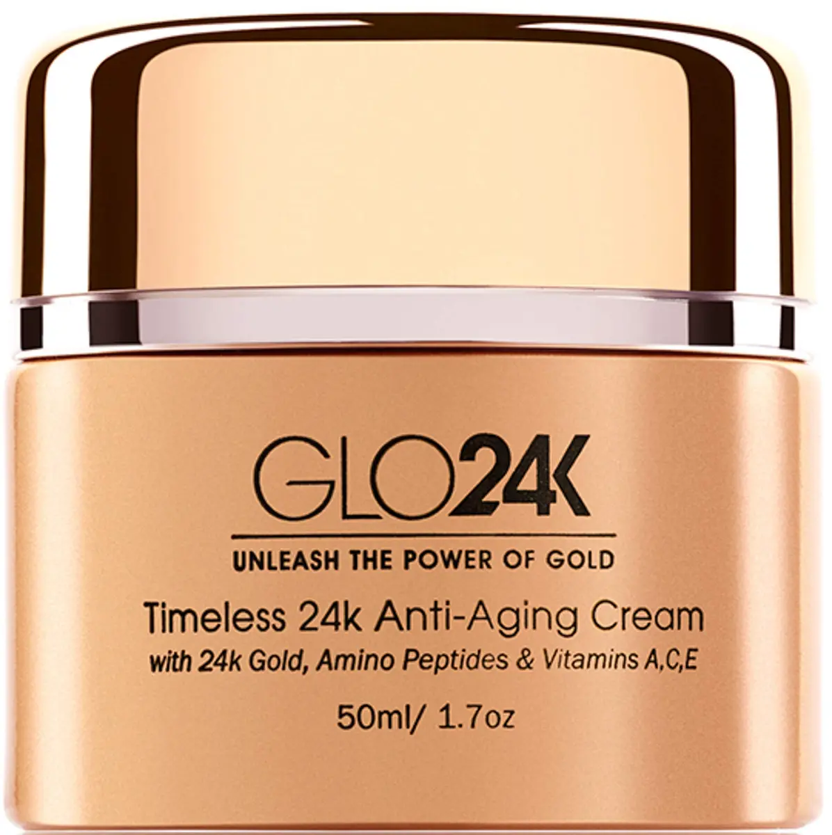 GLO24K Timeless Anti-Aging Face Cream with Retinol, 24k Gold, Citrus | Results-Driven, Made in USA, 1.7 Fl Oz - main product image