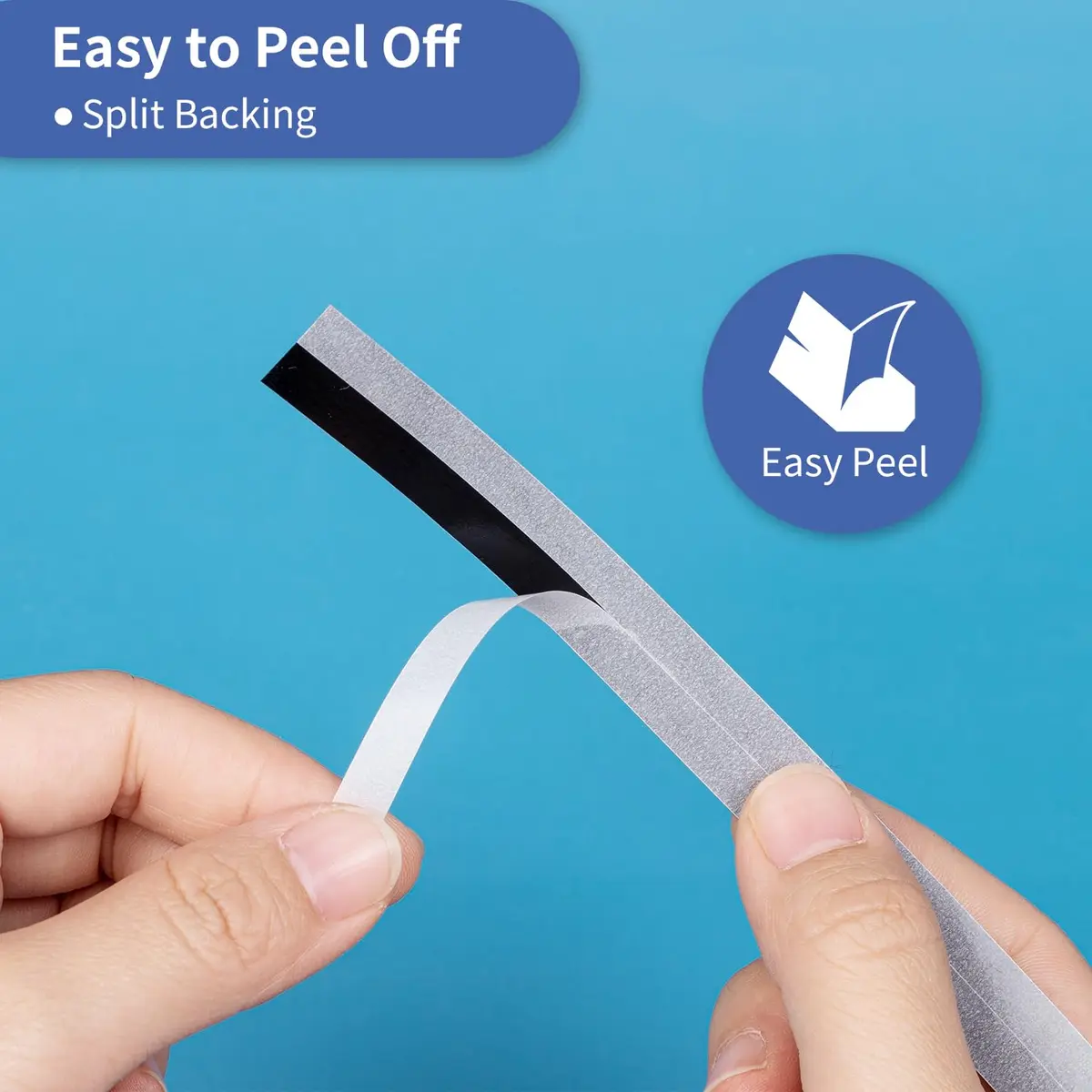 COLORWING White on Black TZe-335 Label Tape 12mm (0.47") x 8m | Compatible with Brother P-Touch Label Makers (4-Pack) - view 3