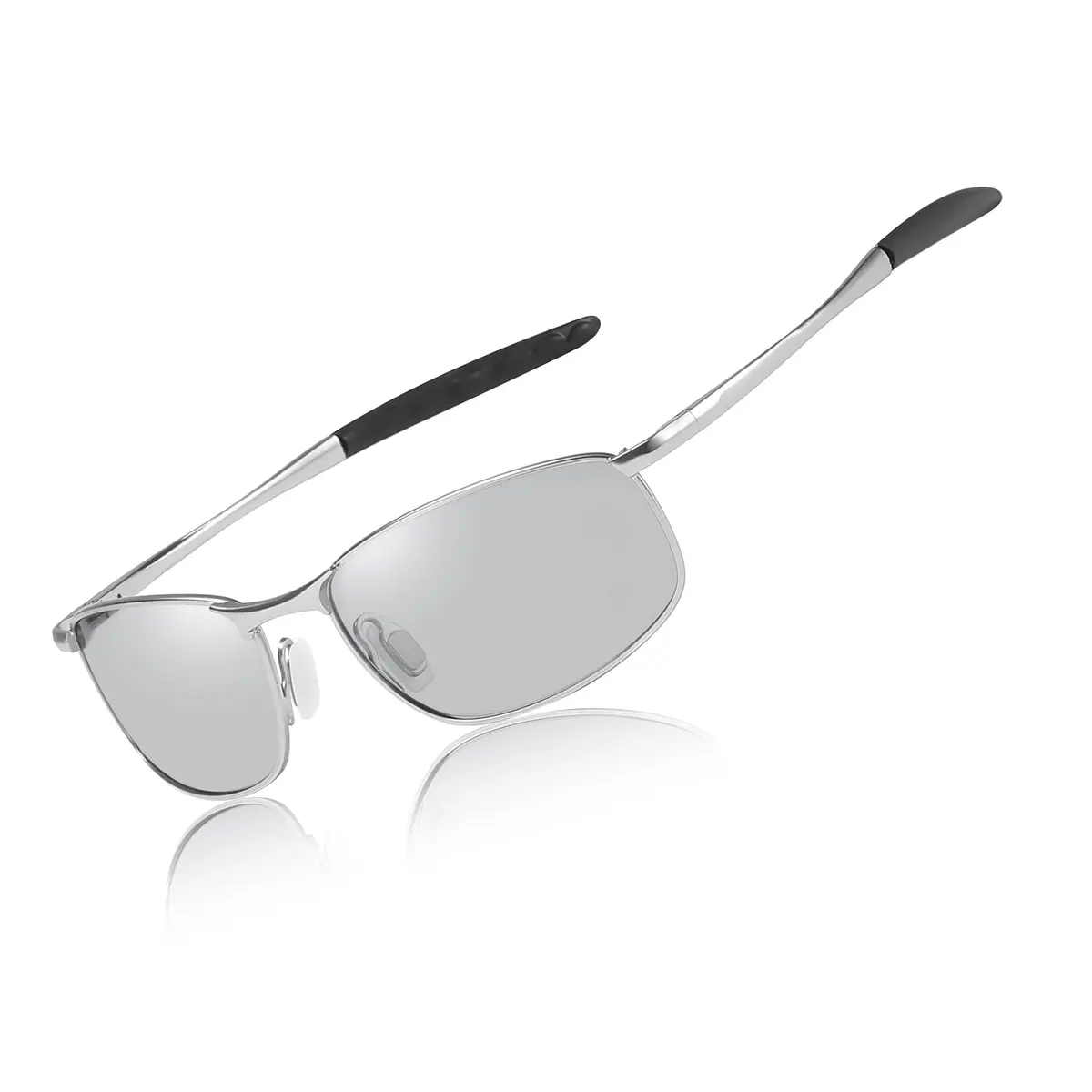 FEISEDY Classic Polarized Photochromic Sunglasses 59mm (2.32 inches) | UV400 Protection for Driving - view 8