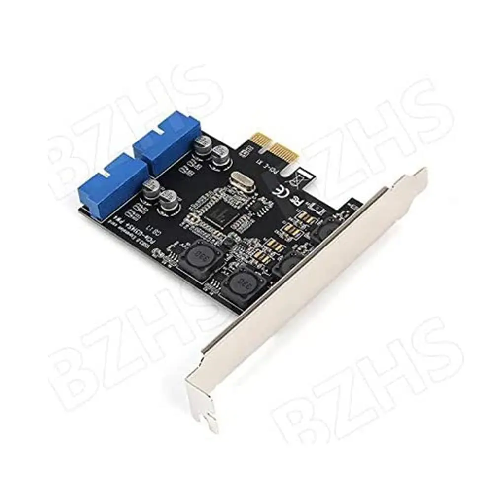 Mustpoint PCI-E X1 to 2 Ports 19 Pin USB 3.0 Header Card | Expands 4 USB 3.0 Ports - view 3