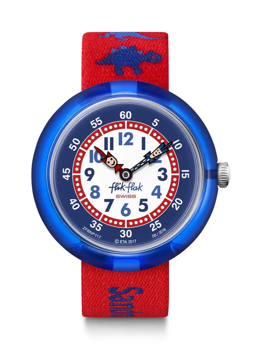 Flik Flak Dinosauritos Kids Watch 30.5mm (1.2 inches) | Swiss Quartz Movement, Water-Resistant - view 3