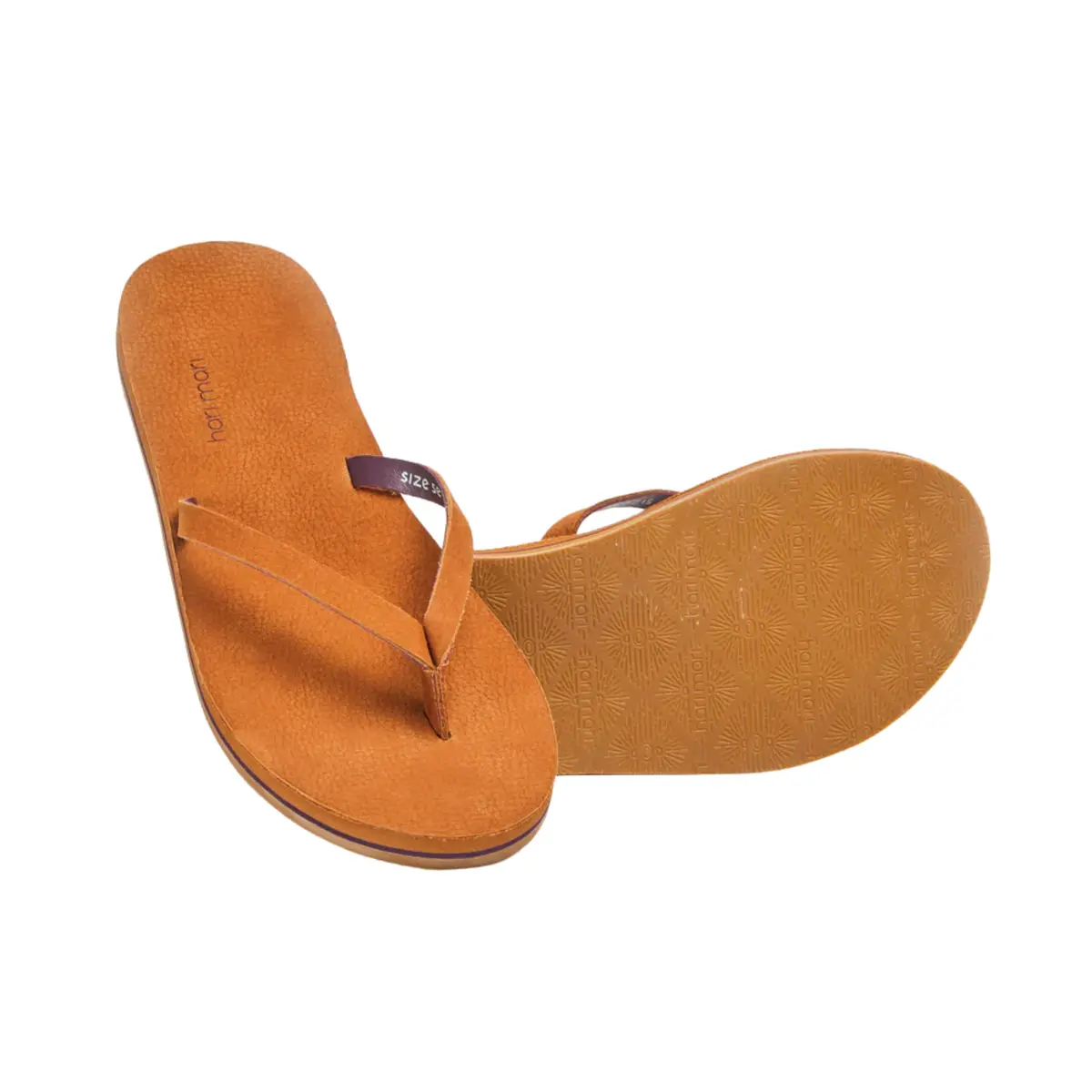 Hari Mari Meadows Tobacco 7 M | Women's Flip-Flops with Nubuck Leather & Arch Support for Comfort - view 7