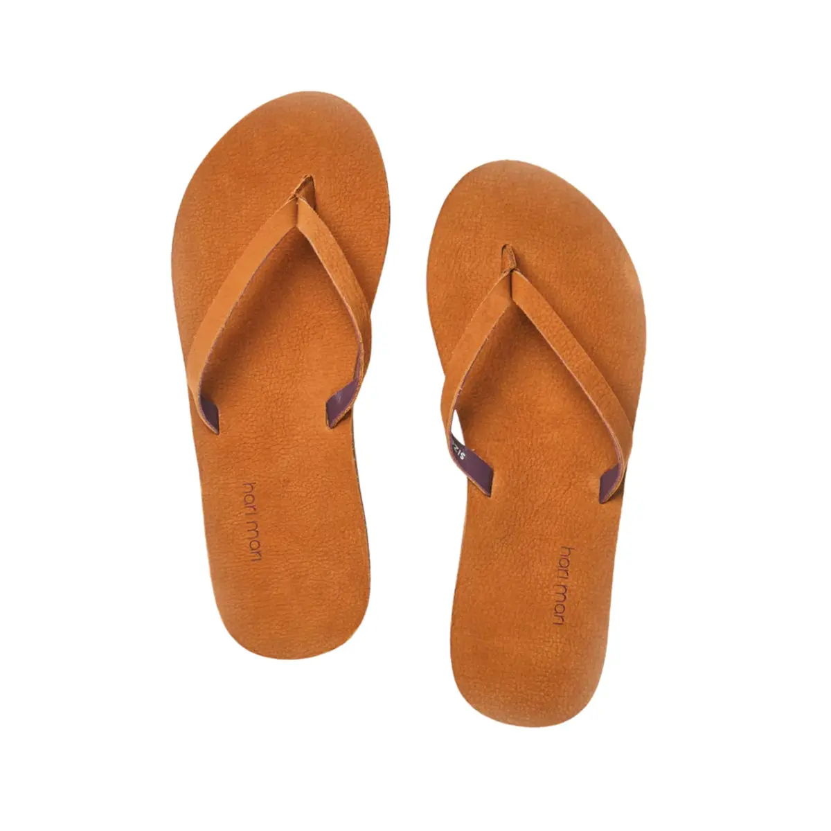 Hari Mari Meadows Tobacco 7 M | Women's Flip-Flops with Nubuck Leather & Arch Support for Comfort - view 5