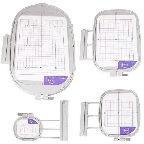 YICBOR Embroidery Machine Hoop 4 in 1 Set (SA437 SA438 SA439 SA441) 20x60mm to 160x260mm | Compatible with Brother & Baby Lock - view 2