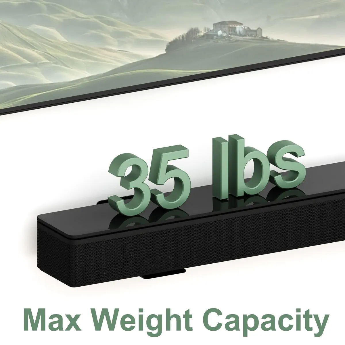 Dinghosen Wall Mount Bracket for Bose Soundbar 300, 500, 600, 700, 900, WB-300, SoundTouch 300, Black | Stainless Steel - view 4
