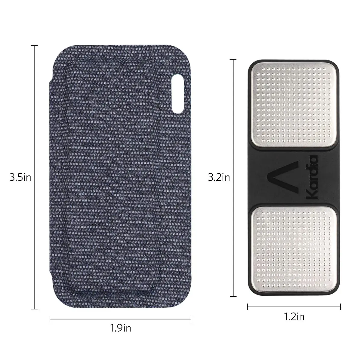 CoBak Carrying Case for Kardia Mobile EKG Monitor | Compact, Magnetic Closure, Skin-Friendly Microfiber, Fits in Pocket - view 6