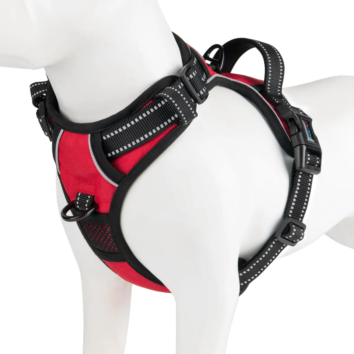 PHOEPET Reflective Dog Harness No Pull Large Breed Vest | Adjustable, Breathable Oxford, Reflective Material - main product image
