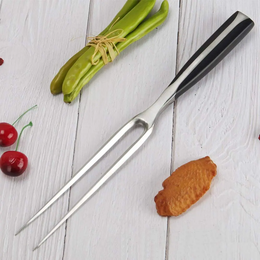 KILA JOJO Chef Pro Stainless Steel Carving Fork 12 Inch | Durable, Ergonomic Meat & Poultry Tool - view 3