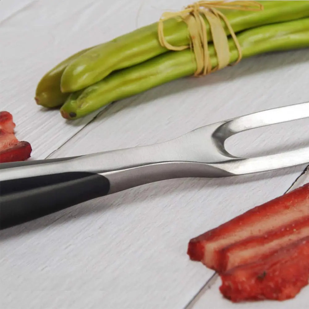 KILA JOJO Chef Pro Stainless Steel Carving Fork 12 Inch | Durable, Ergonomic Meat & Poultry Tool - view 4