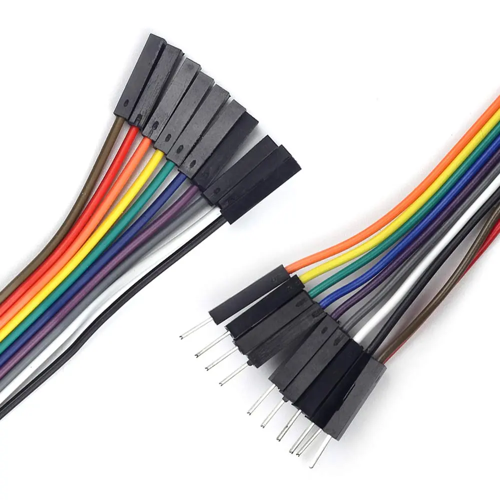 UCTRONICS Breadboard Alligator Clip Jumpers - Gator to Male and Female Jumper Wires Test Lead 8 inch for Power Supply, LED Strips, Multimeters, Arduino Lilypad and Raspberry Pi - view 5