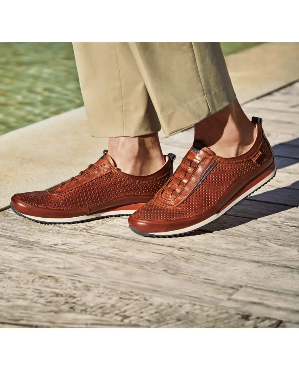 PIKOLINOS Liverpool Men’s Sneakers | Leather | Memory Foam | Brown - view 3