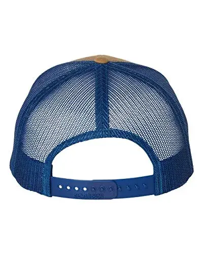 Richardson Red/White/Heather Grey Unisex Trucker Baseball Cap - One Size - view 4