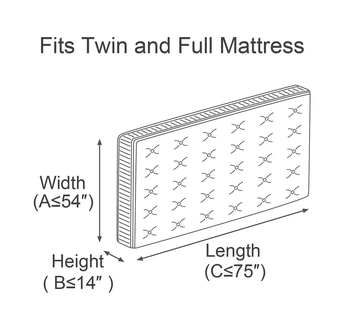ComfortHome Mattress Bag for Moving and Storage, Twin/Full Size, 2-Pack (Clear) — Twin/Full / 4 Mil - view 2
