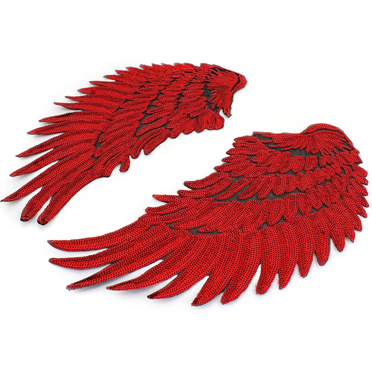 Kennedy Manufacturing Sequins Large Angel Wings Patches 13 in (33 cm) | Eye-Catching DIY Embellishments for Jackets & Jeans - view 6