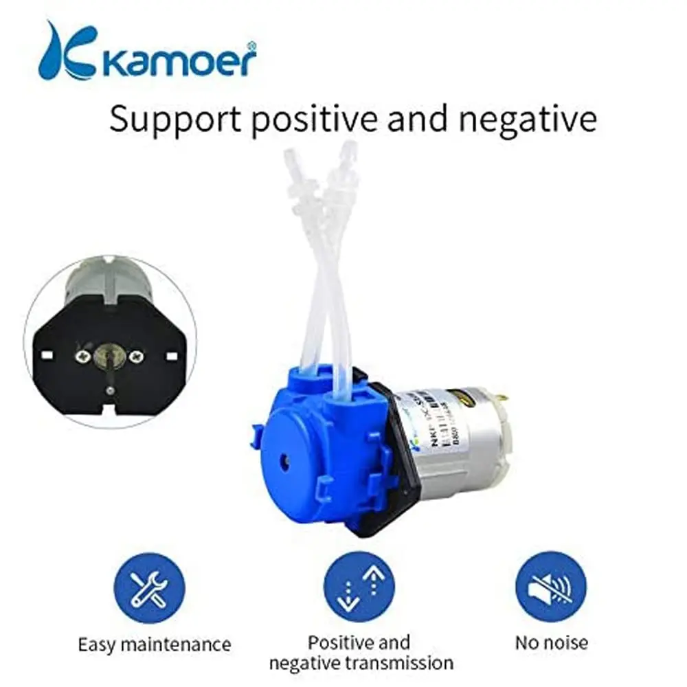 Kamoer NKP Low Flow Peristaltic Pump 12V DC | Compact Aquarium & Lab Dosing - view 2