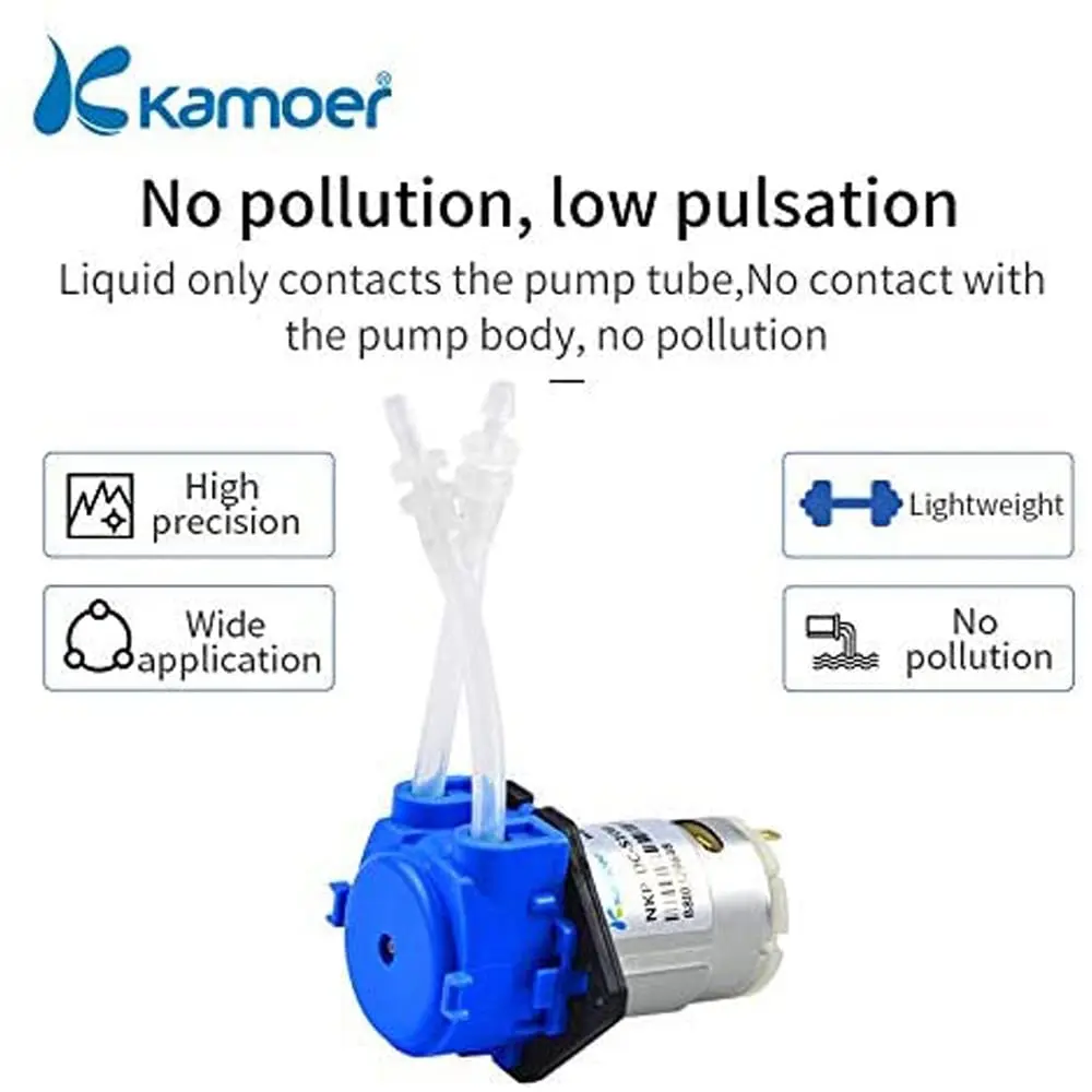 Kamoer NKP Low Flow Peristaltic Pump 12V DC | Compact Aquarium & Lab Dosing - view 3