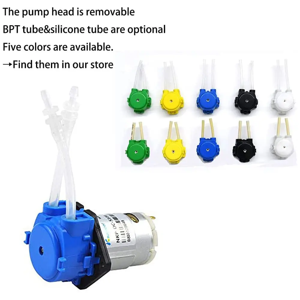 Kamoer NKP Low Flow Peristaltic Pump 12V DC | Compact Aquarium & Lab Dosing - view 4