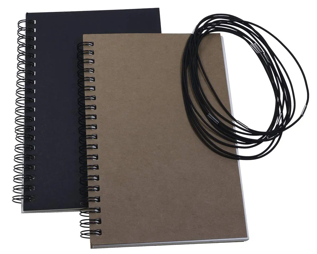 Mini Skater 10Pcs Black Notebook Elastic Bands | Durable Travel Journal Accessories - view 8