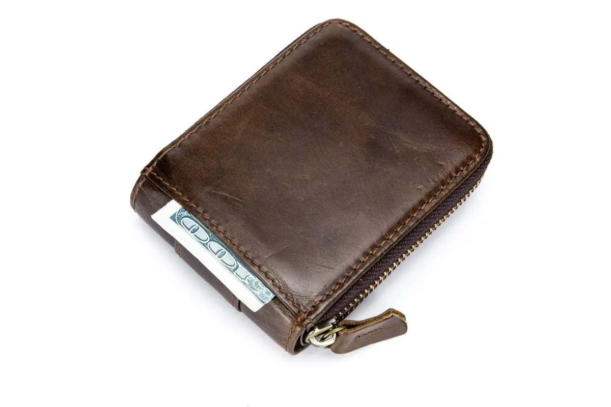 NOVATECH BULLCAPTAIN Genuine Leather RFID Blocking Wallet for Men | 11.5cm x 9.5cm x 2.5cm (Large) - view 9