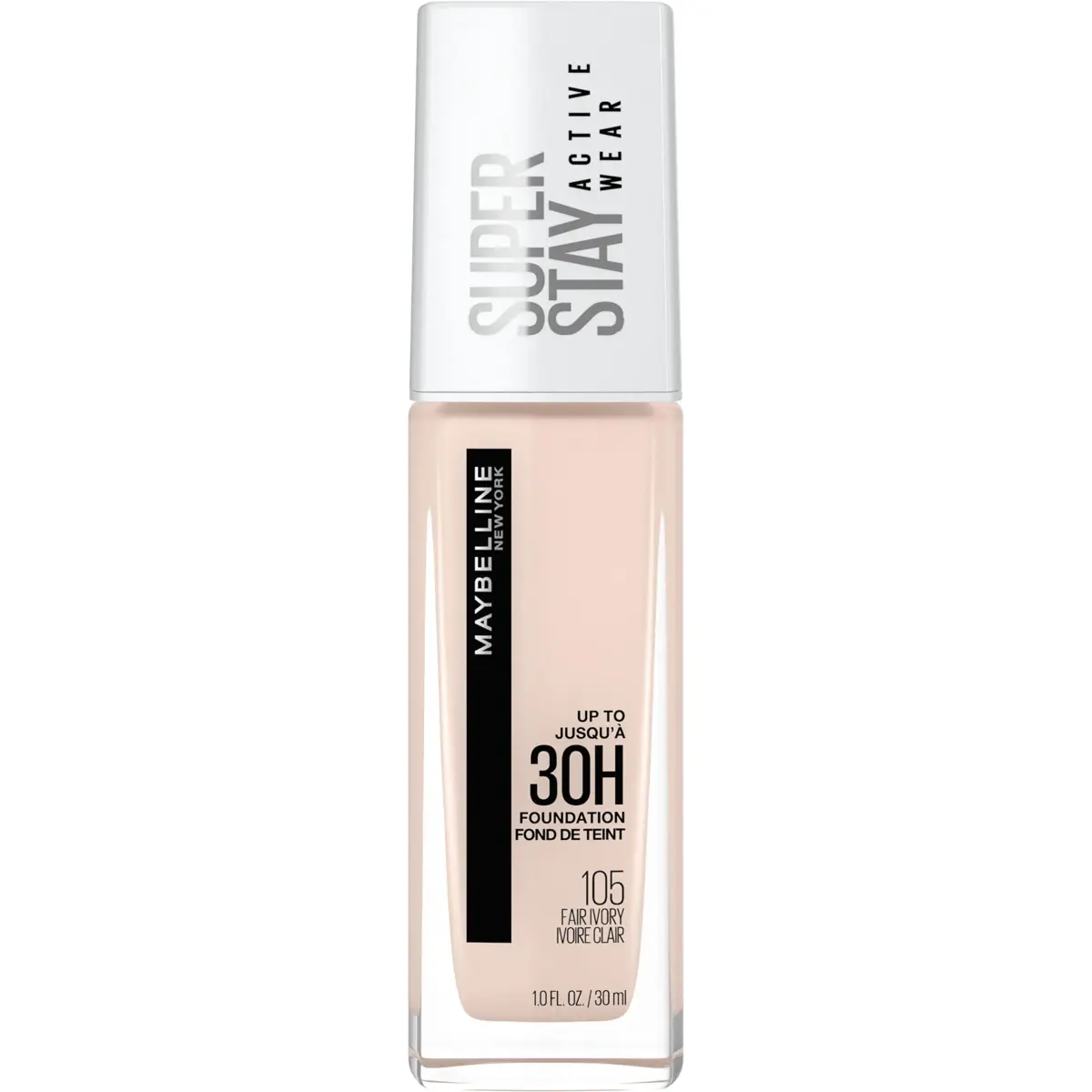 Maybelline Super Stay Full Coverage Liquid Foundation - Fair Ivory, 30ml (1 Fl Oz), 30-Hour Wear, Matte Finish - main product image